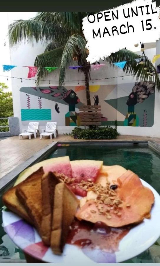 Les Trois Singes - Friendly Hostel Isla Mujeres Exterior photo